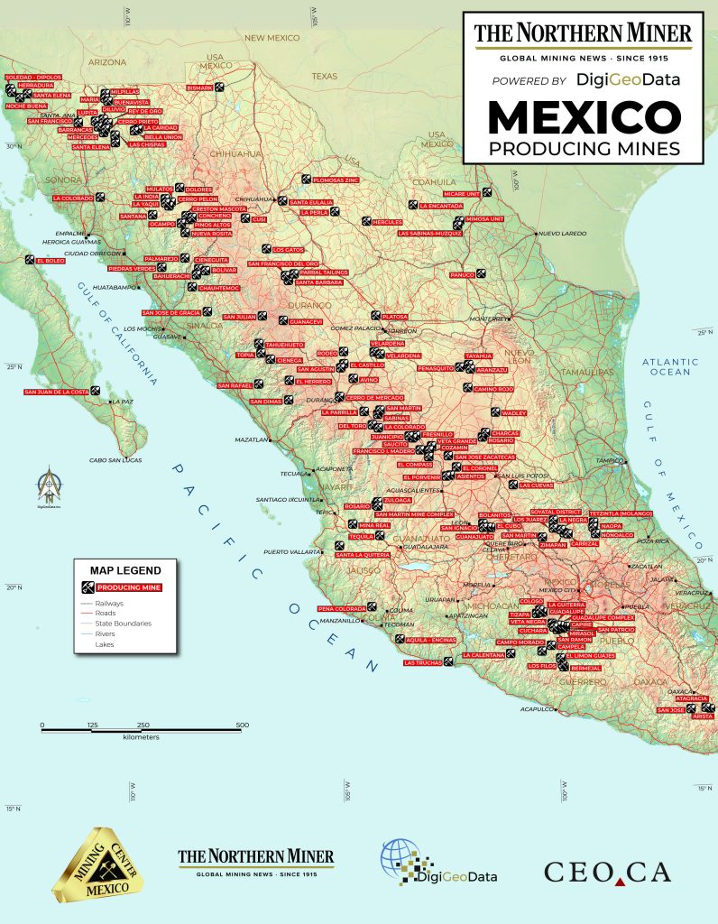 Mexico – Operating Mines